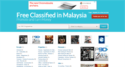 Desktop Screenshot of 1iklan.com.my